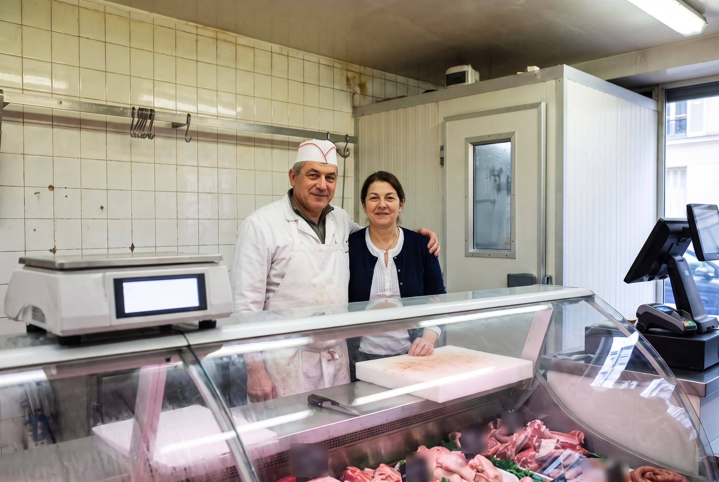 Laurent et Sophie Aubrespy, côte à côte derrière le comptoir